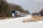 IDTX 4622 rapidly leads 365 toward the Indiana state line 2 miles ahead